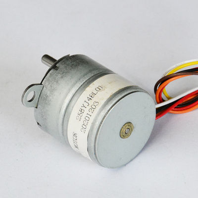 25mm Geared Stepper Motor 1:10 reduction ratio Low Noise Permanent Magnet Stepper Motor