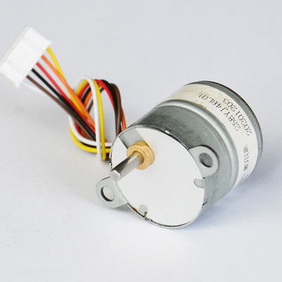 25mm Geared Stepper Motor 1:10 reduction ratio Low Noise Permanent Magnet Stepper Motor