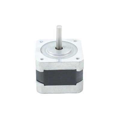 0.9 Step Angle Nema 17 Stepper Motor 4 Leads 10V 0.5A Low Noise For Textile Industries