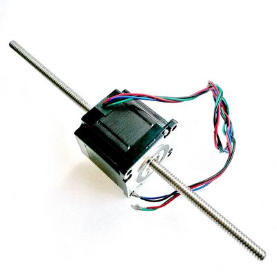 NEMA23 57mm Hybrid Screw Stepper Motor 24V 1.8° 4 Leads Through Type Stepping Motor