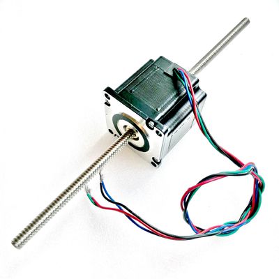 NEMA23 57mm Hybrid Screw Stepper Motor 24V 1.8° 4 Leads Through Type Stepping Motor