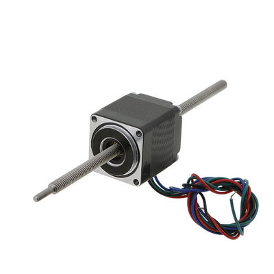 Nema11 28mm Linear Stepper Motor Through Type Linear Stepper Motor With Screw TR5 TR6 1.8°