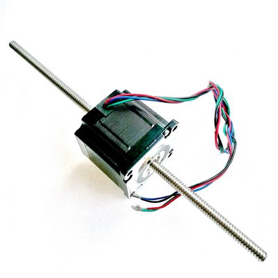 NEMA23 57mm Linear Stepper Motor Lead Screw Motor 1.8° Through Type For Industrial Automation